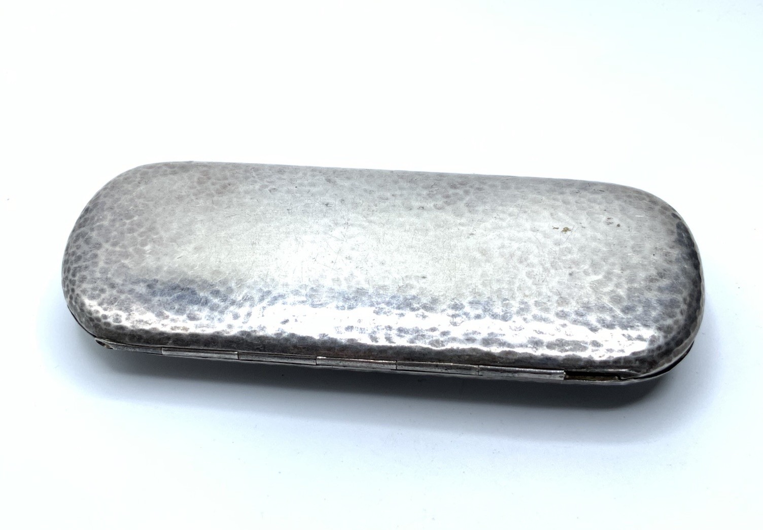 Blackinton Sterling Silver Vintage Deco Monogrammed Eyeglasses Case - 65.7g