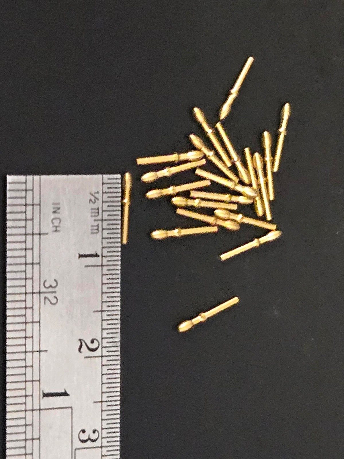 Ship Model Fittings Parts 20 Brass Thin Belaying Pins 8mm