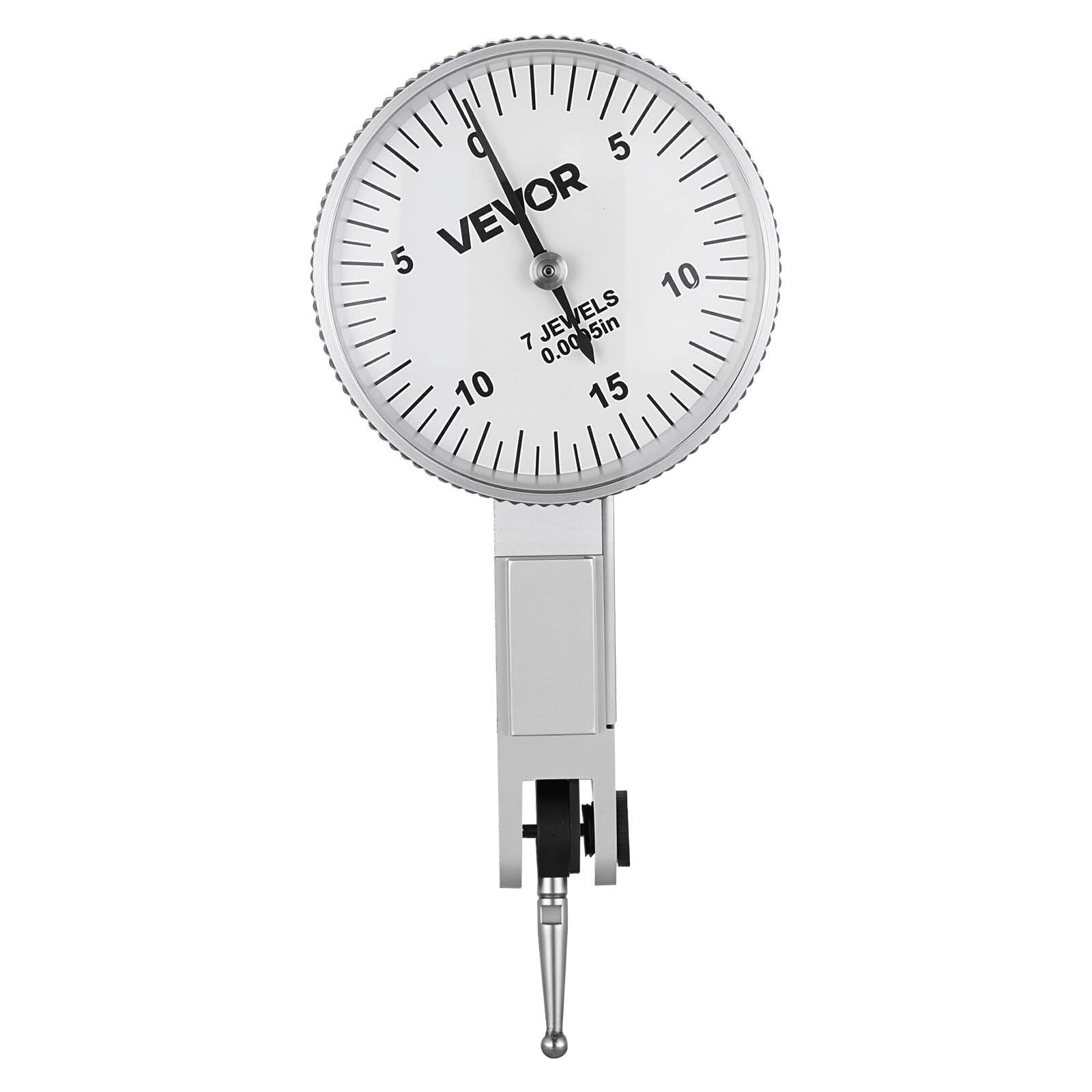 VEVOR Dial Test Indicator Universal Magnetic Base 0.0005 Accuracy 0-0.03 Range