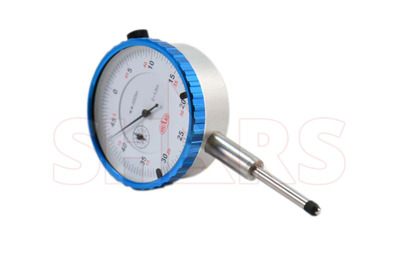SHARS 1" HIGH PRECISION DIAL INDICATOR .0005 AGD 2 GRADUATION LUG BACK NEW !]