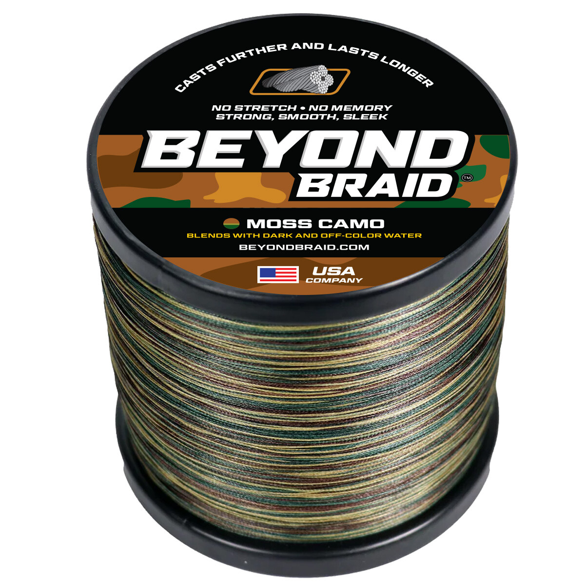 Beyond Braid Braided Fishing Line - Abrasion Resistant - No Stretch - Strong