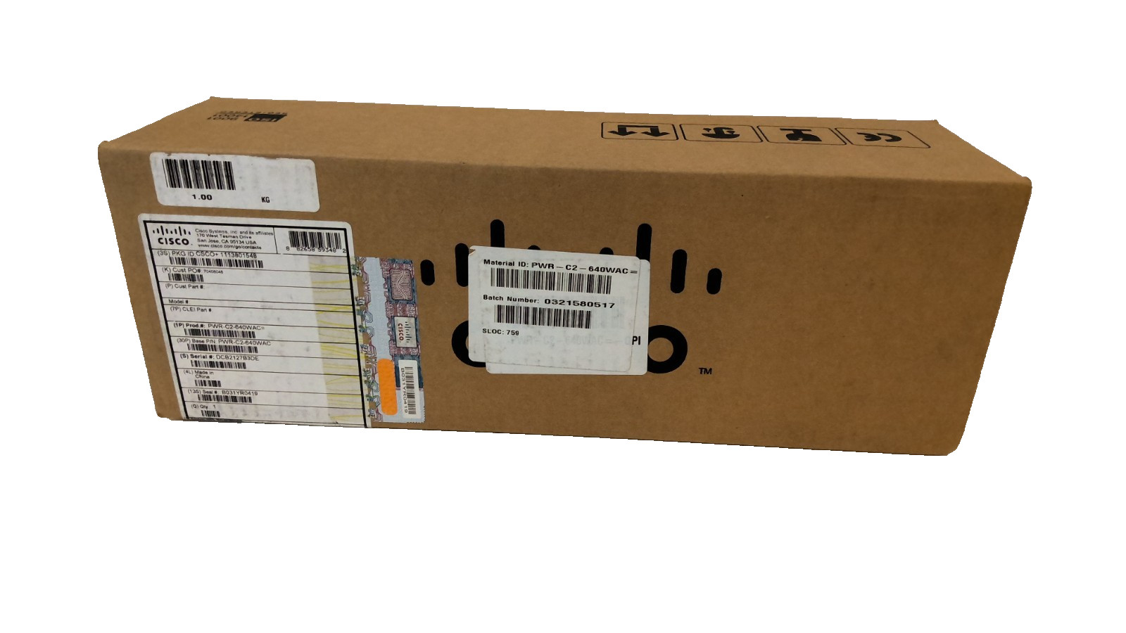 new single sealed Cisco PWR-C2-640WAC Power Supply Module