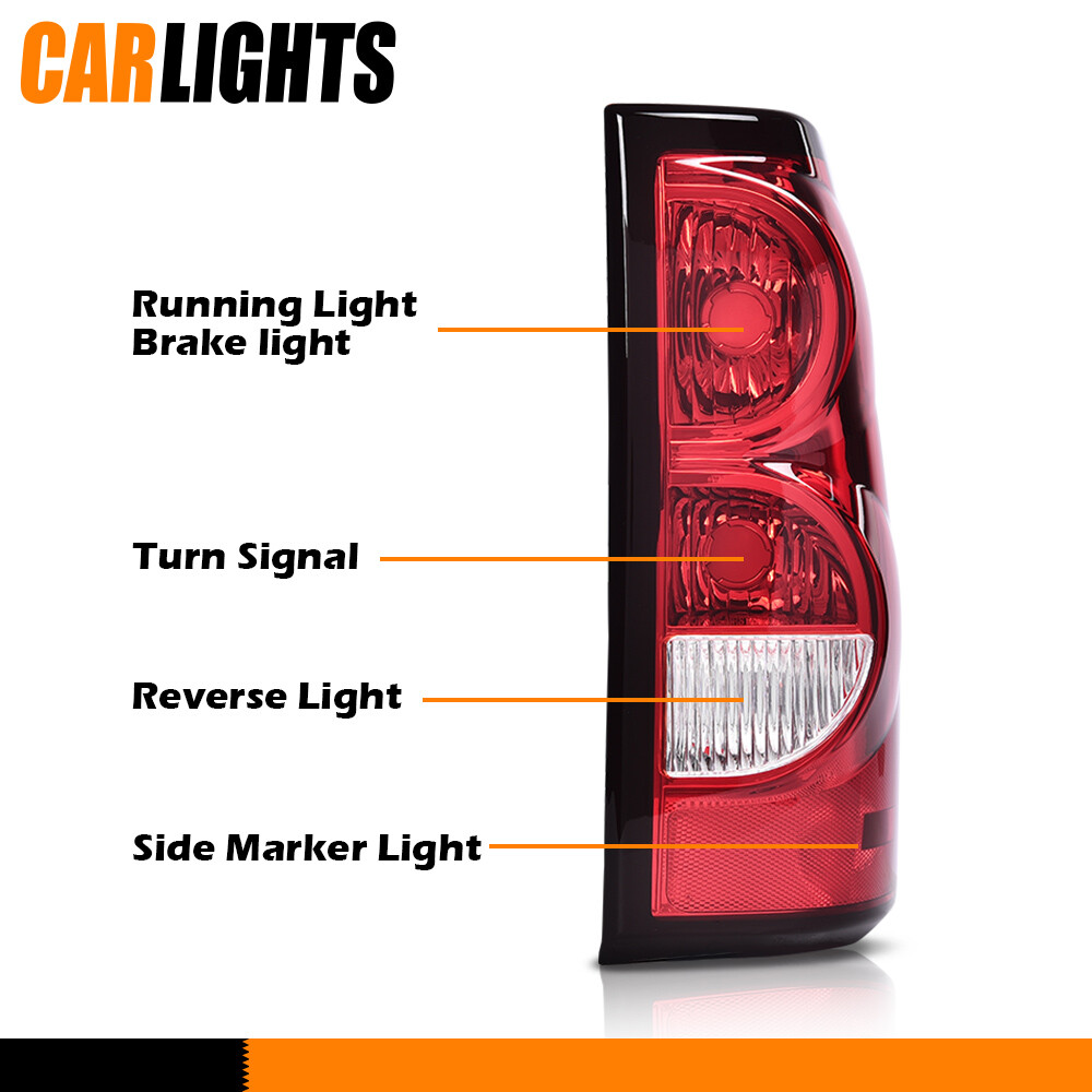 2PCS Tail Lights Fit For 2003-2006 Chevy Silverado 1500 2500 3500 HD Brake Lamp