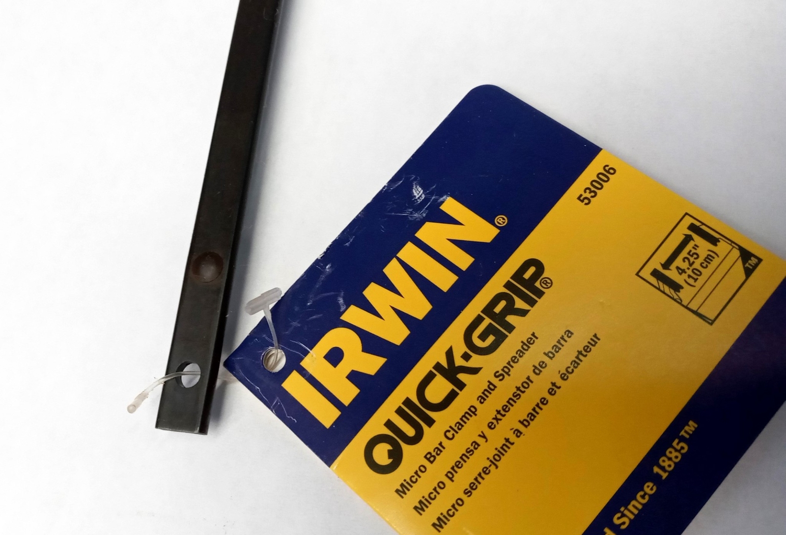 Irwin Tool 53006 Micro Quick-Grip Bar Clamp (4-1/4") And Spreader (8") 2pcs.