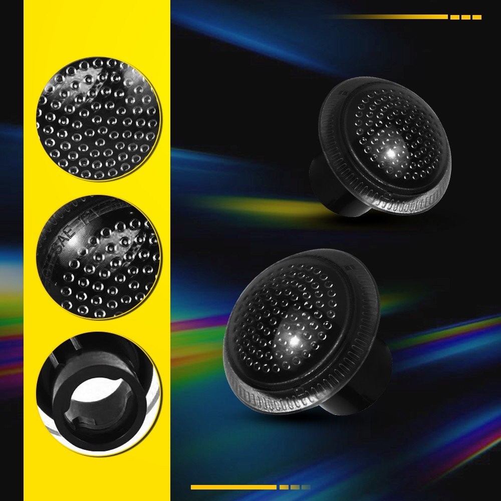 For 2010-2021 Ford Transit Connect Smoked Lens Side Marker Signal Light Housings