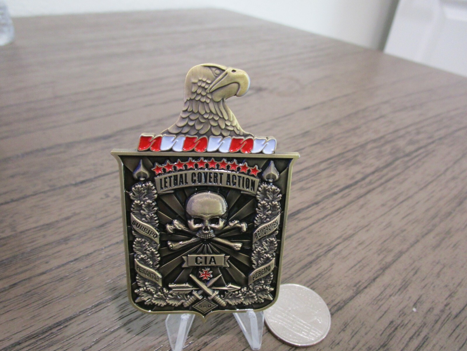 Central Intelligence Agency HUMINT Clandestine Paramilitary CIA Challenge Coin