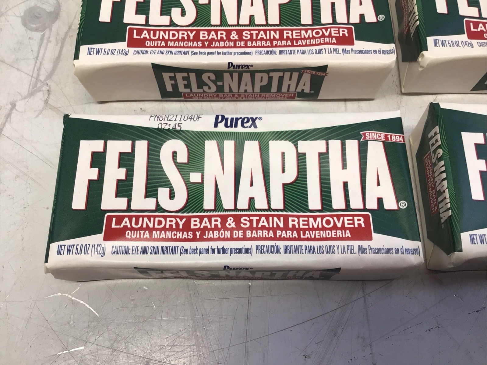 Fels-Naptha Laundry Bar Stain Remover 5 Oz Pack of 6 NO ZOUT