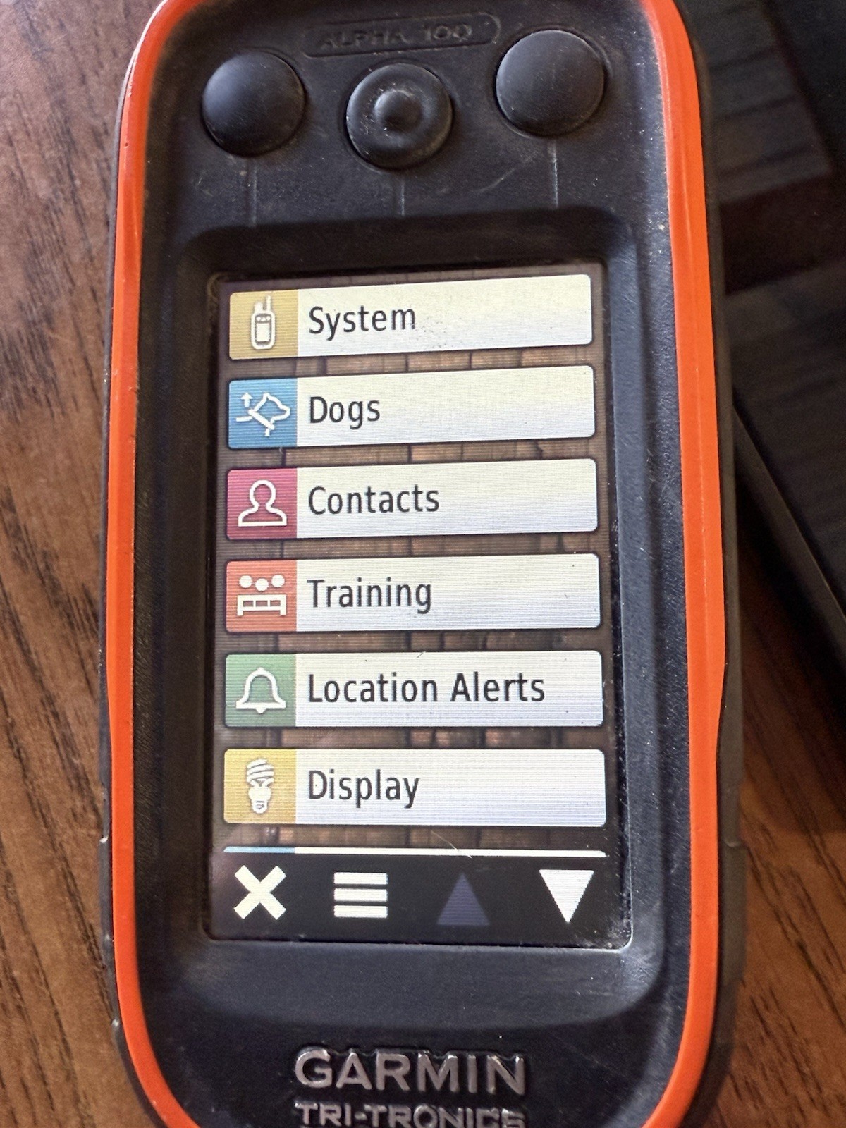 Garmin Alpha 100 with 3 Tt15 Dog GPS Collars Bundle;Working Condition