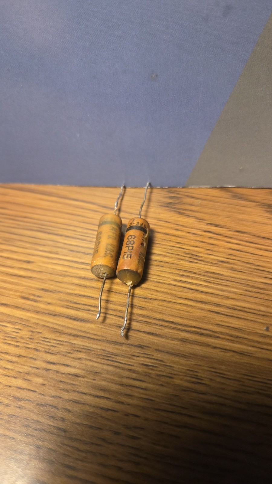 Sprague Wax Capacitor Pair .02 uf 200v TEST .025 /.030 Guitar Cap Fender Gibson