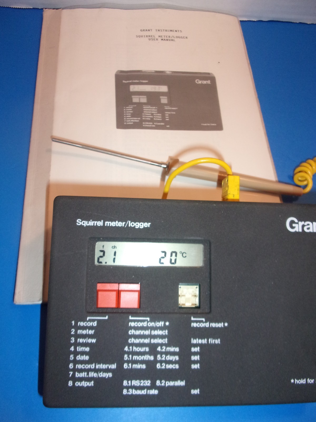 Grant SQ-4K Data Logger 12-BIt Squirrel Meter 0 to 250 C