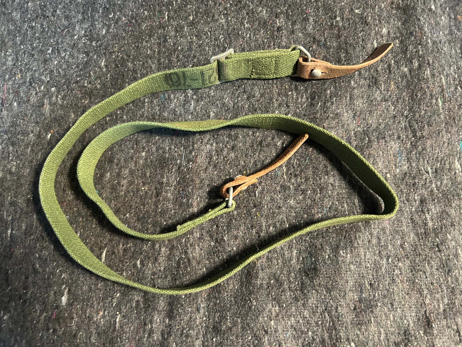 Original Chinese SKS Vietnam War 7.62x39 Rifle Surplus Leather Strip Sling