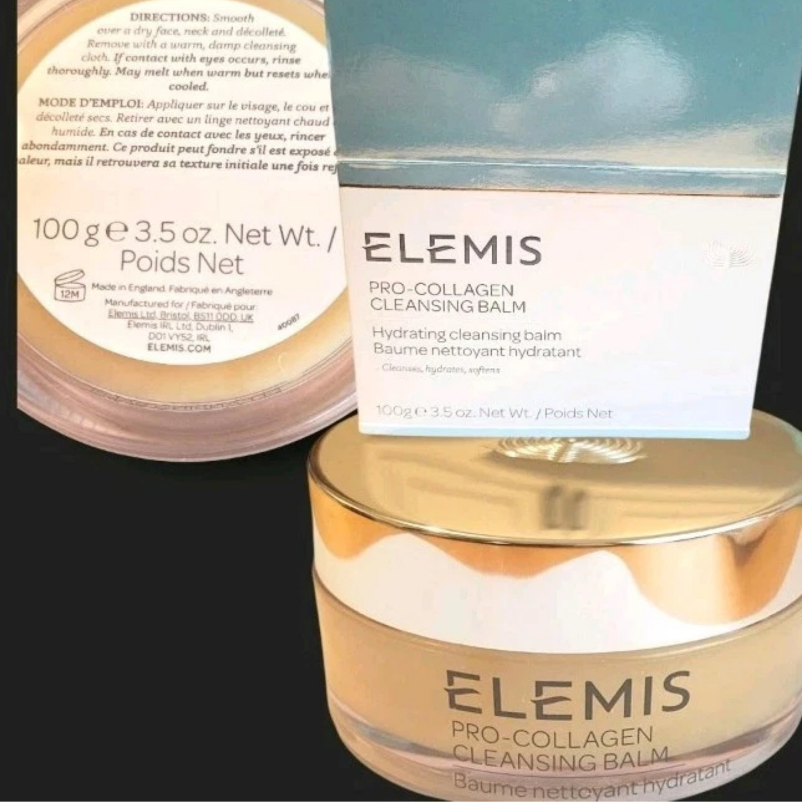 Elemis Pro-Collagen Hydrating Cleansing Balm 3.5 oz Face Cleanser Soft Skin