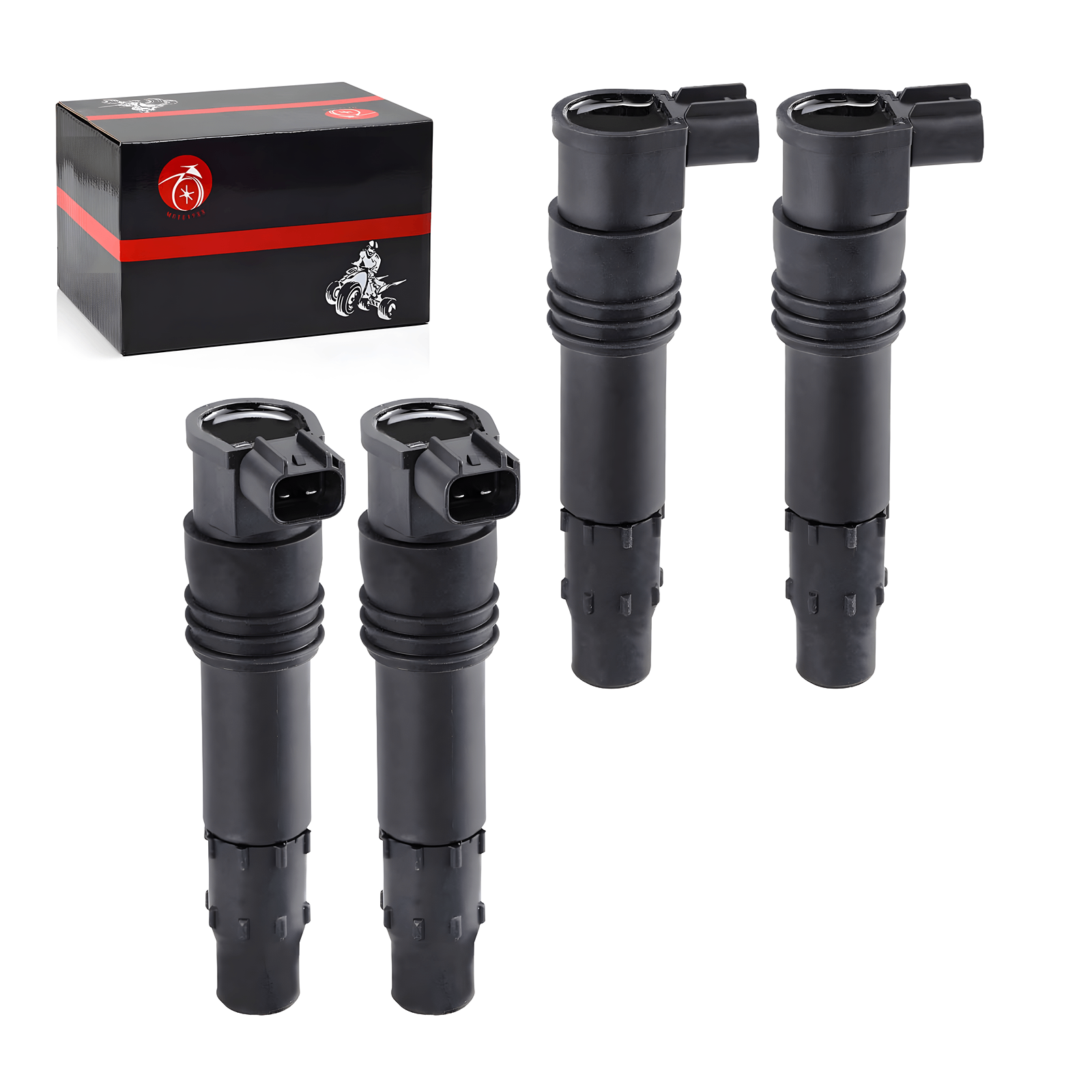 4x Ignition Coils For Suzuki GSX-R600 GSX-R750 GSX-R1000 GSX650F GSX1300BK AN650