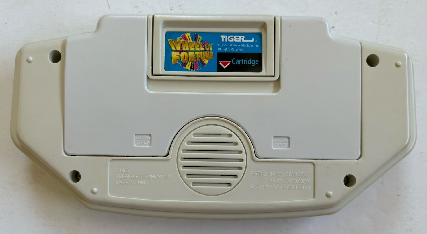 Vtg 1995 Tiger Electronics Wheel Of Fortune Handheld Game Tested & Working