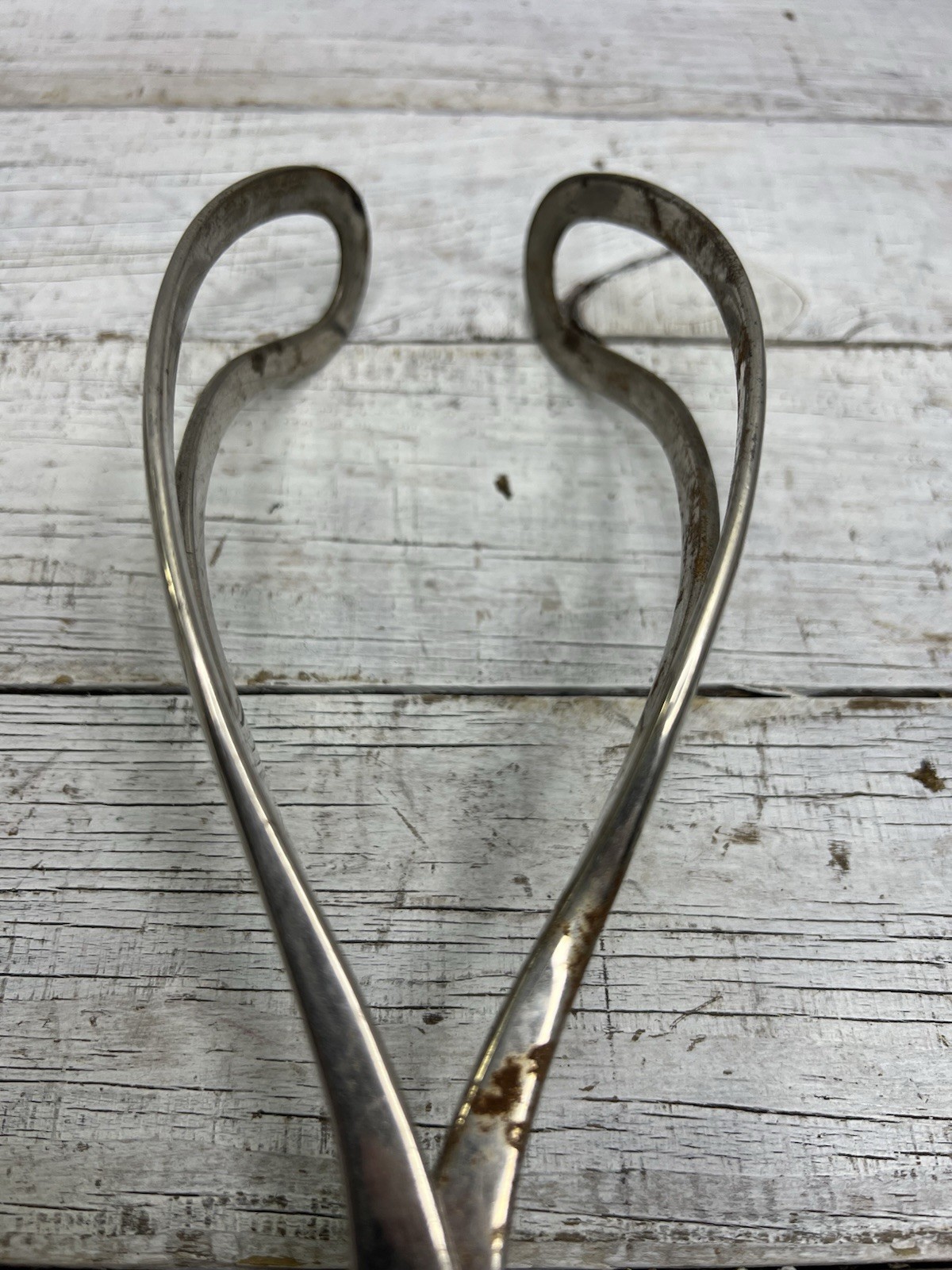 AS-IS Rusty Obstetrical Forceps Medical Birth Birthing Device Oddity Oddities