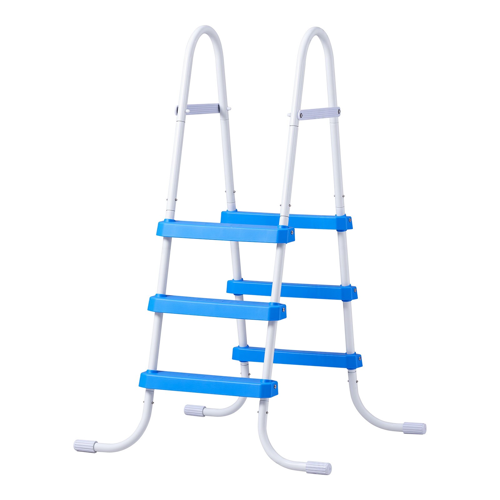 Uimoso 3-Step Steel A-Frame Pool Ladder for 36in Wall, 300lbs Capacity