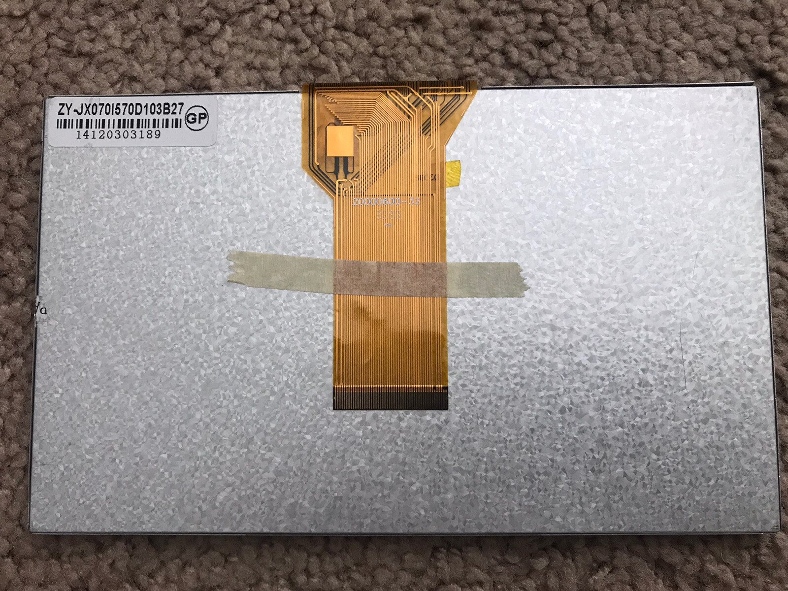 New 7” TFT LCD PANEL ZY-JX701570D103B