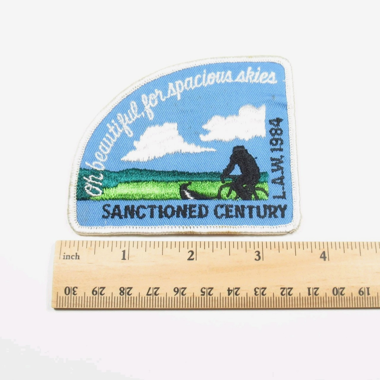 Vintage LAW Patch Sanctioned Century 1984 League of American Wheelmen