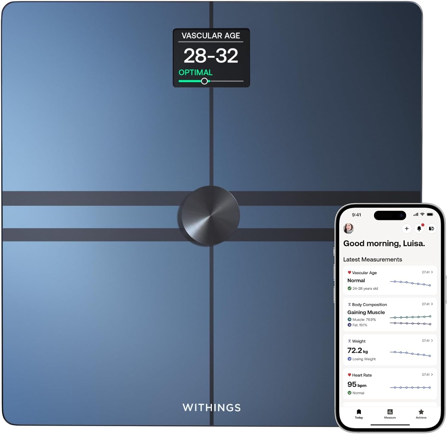 WITHINGS Smart Scale Body Comp Black