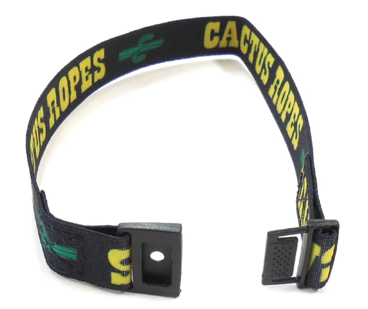 Cactus Ropes Elastic Lariat Rope Holder Strap Black & Yellow New