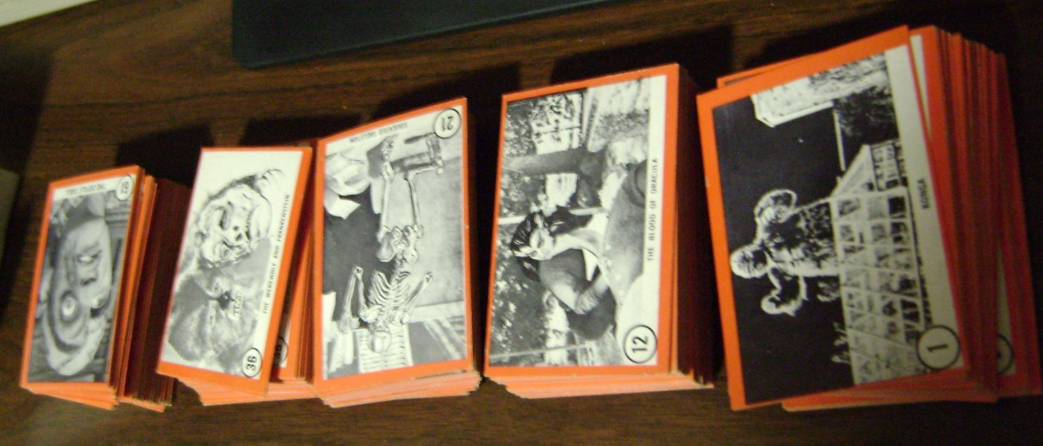 220X 1963 ROSAN FAMOUS MONSTERS Orange Border LOT of 220 Cards EX+