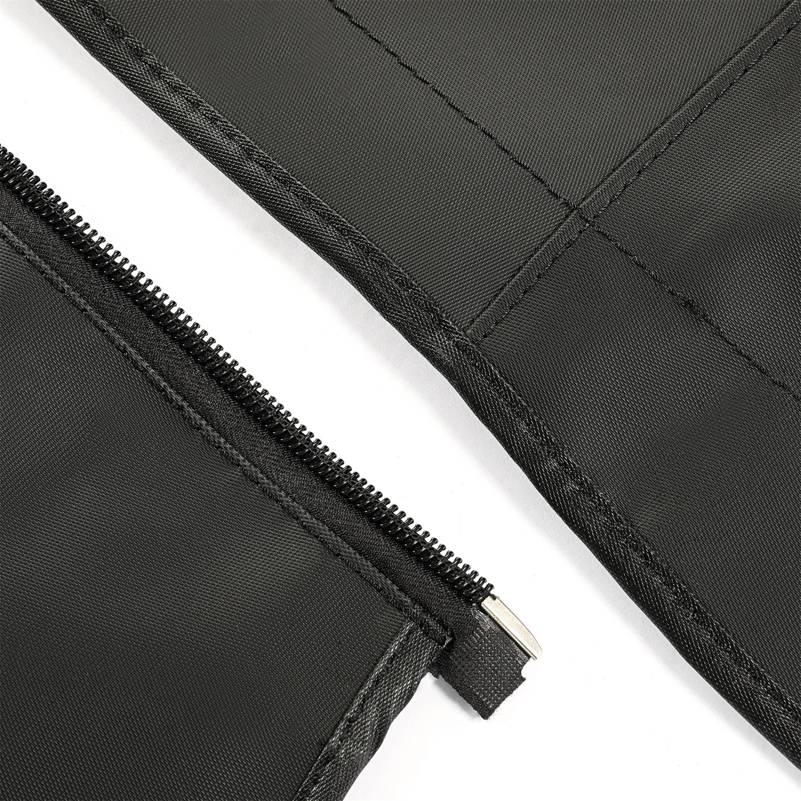 For 1987-1995 Jeep Wrangler YJ Soft Top 2 Door Sailcloth Black w/Plastic Windows