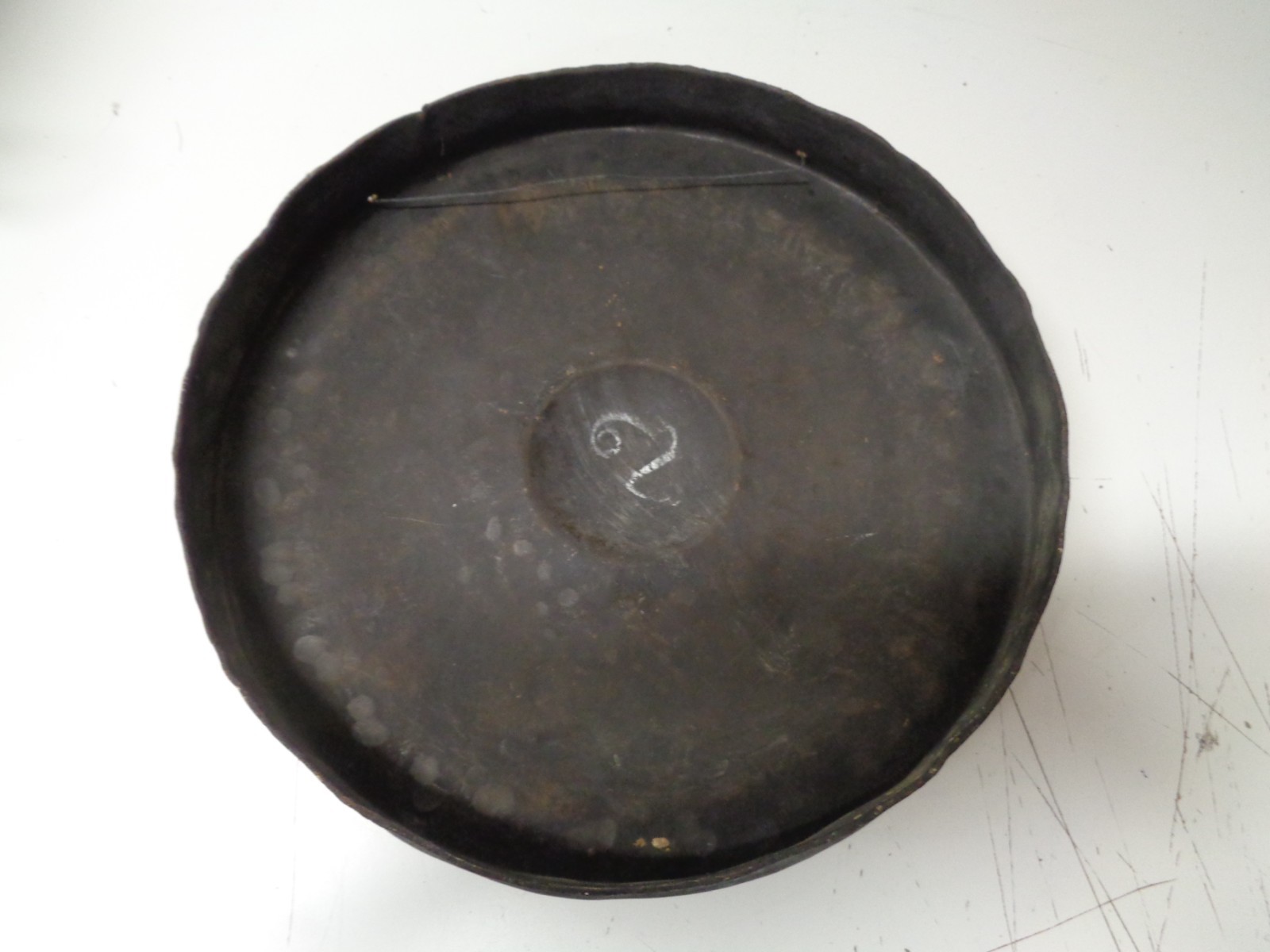 Vintage Thai Gong Musical Instrument Meditation Yoga Lotus Flower 11.5"