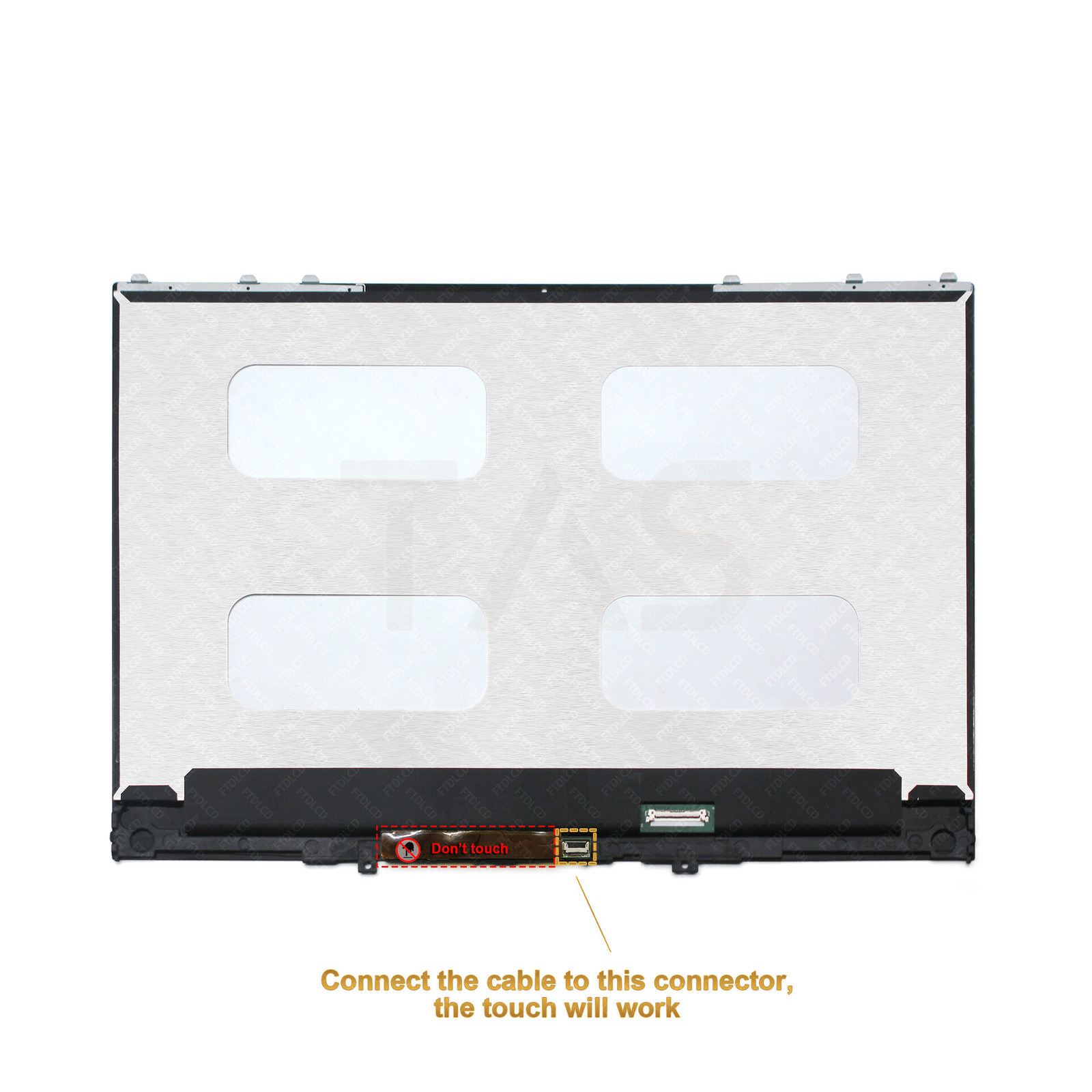 LED LCD Touch Screen Digitizer Display Assembly+Bezel for Lenovo Yoga 730-13IKB