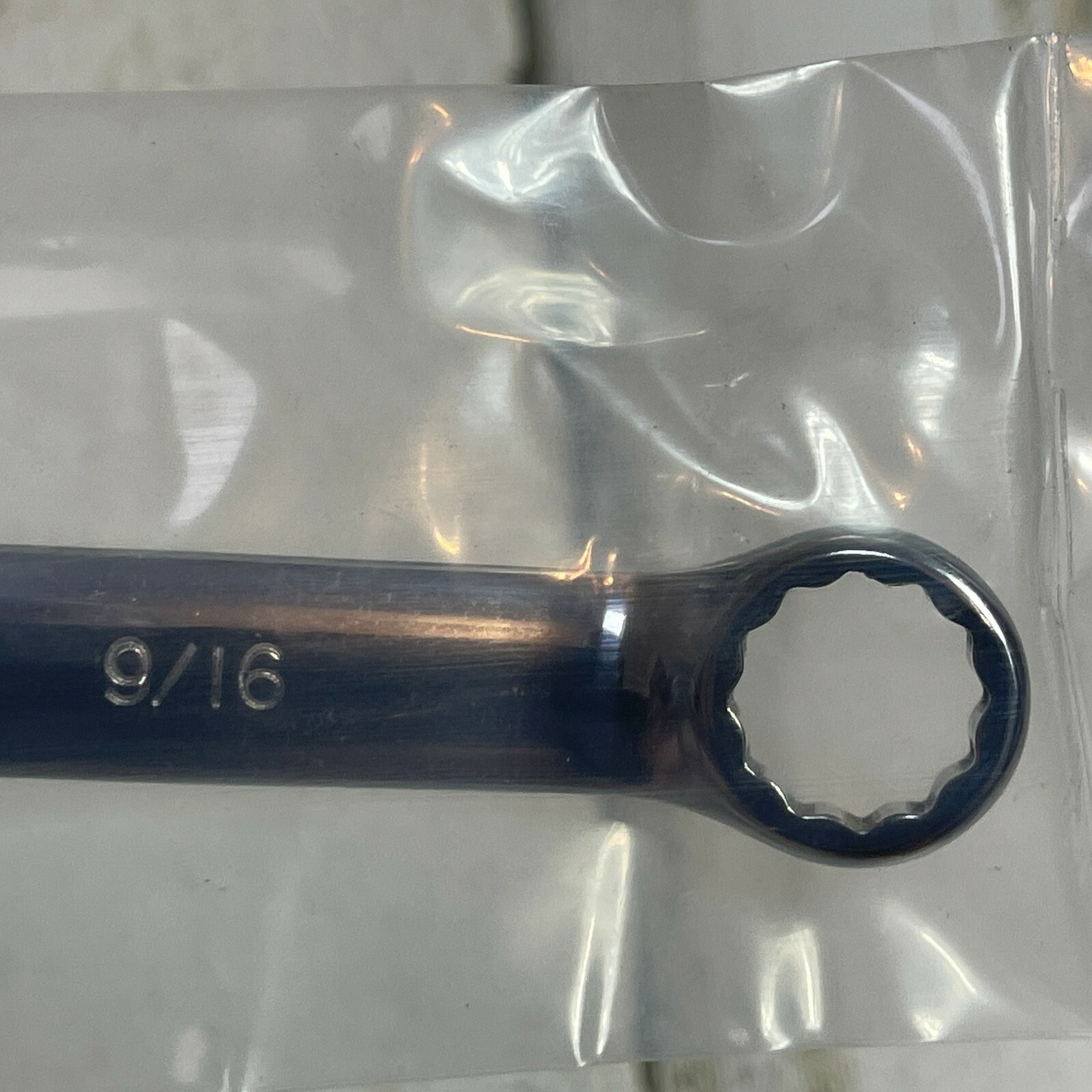 New WILLIAMS 9/16" Combination Wrench SAE 12 pt Hi-Polish - 11218 - 8.5" Long