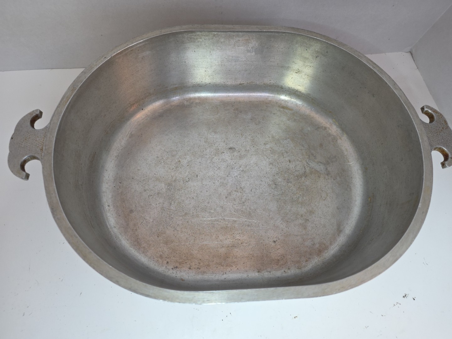 Guardian Service 13” Aluminum Oval Dutch Oven Roaster Pan - No Lid, Vintage