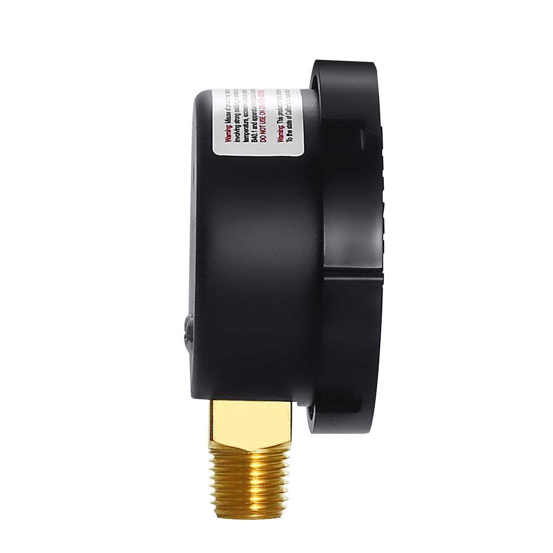 Pool Filter Pressure Gauge, Adjustable Twist Bezel, 1/4" NPT Low Mnt 0-60 psi