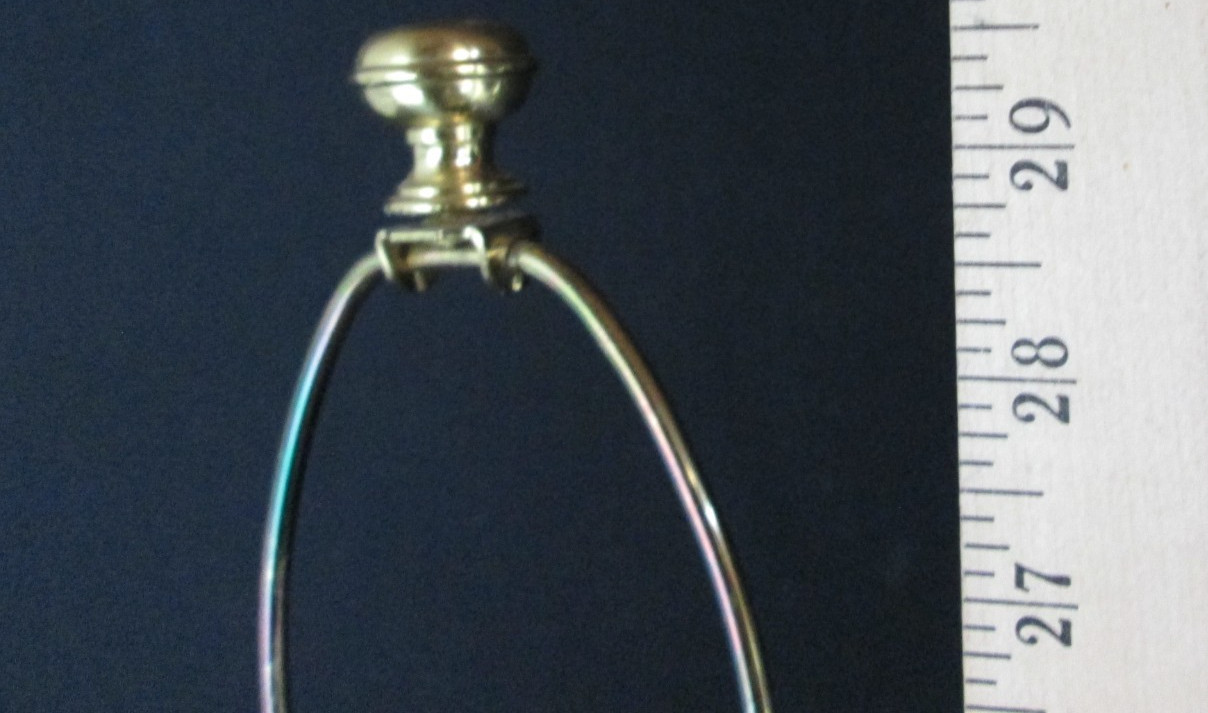 Vintage 29 1/2" Stiffel Heavy Brass Hollywood Regency URN 3-Way Table Lamp