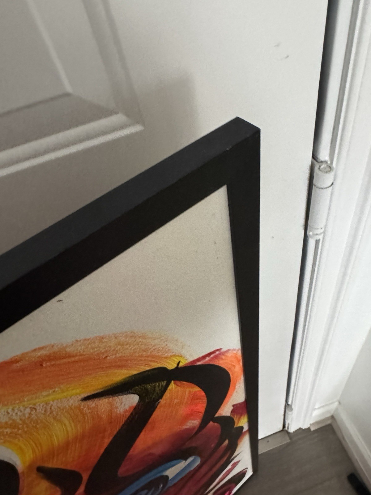 Large Black Aluminum Picture Frame 32” x 48” Assembly Required