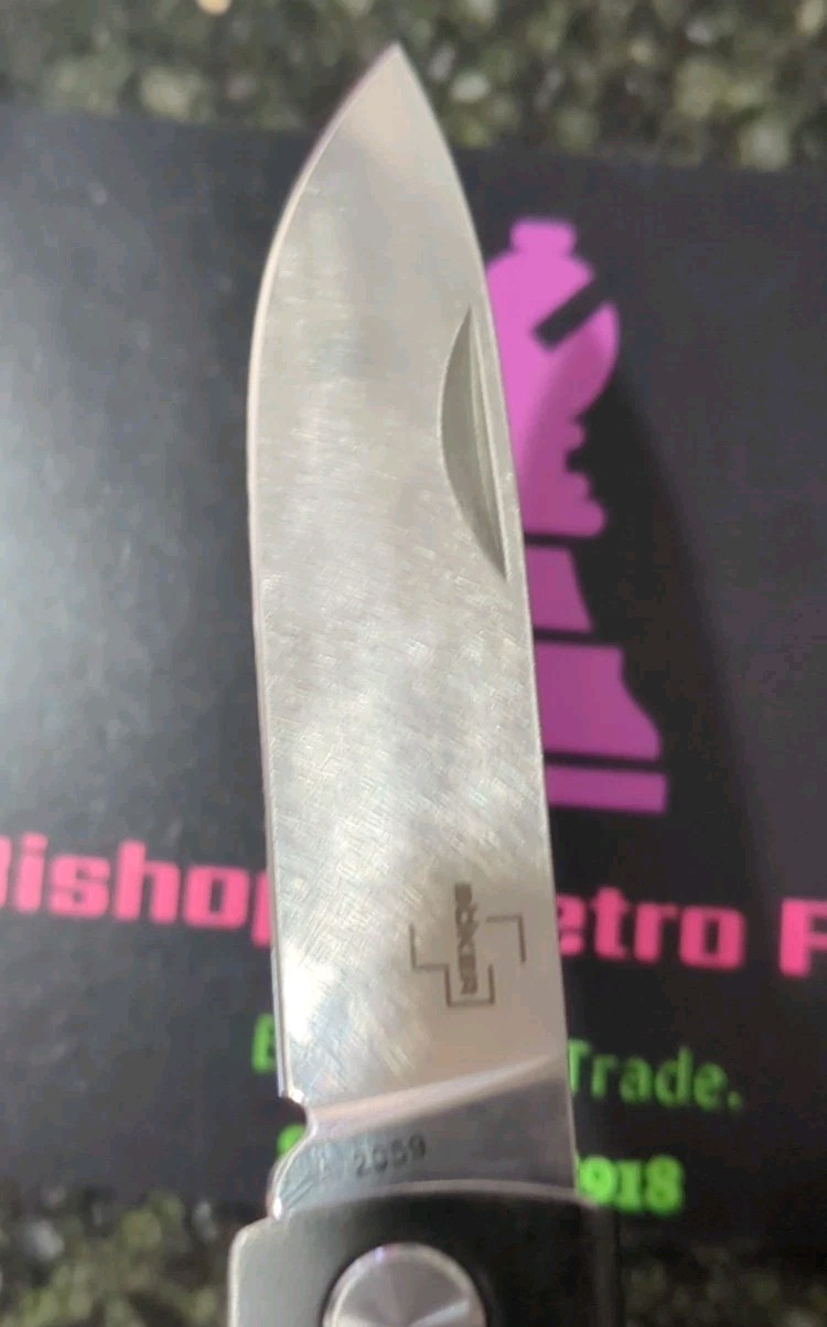 Boker Plus Atlas Black 12C27 Steel Pocket Knife 01BO851 Minimalist Design Slim