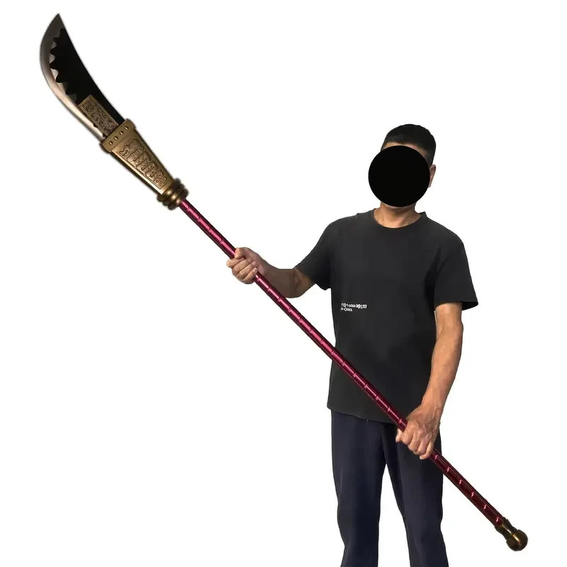 77''Metal katana Sword, White Beard Pirates one piece Moon Blade,Edward Newgate