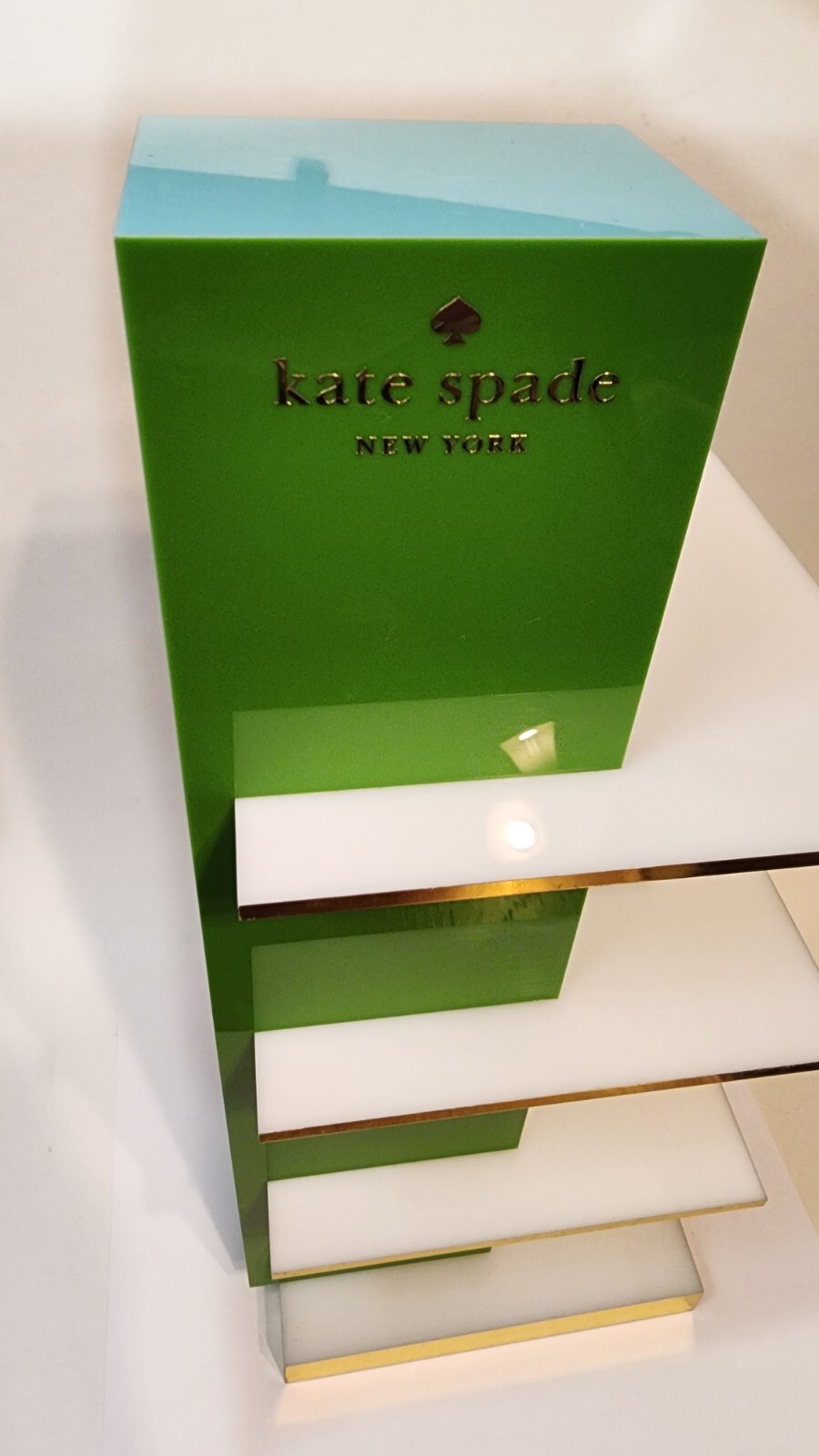 RARE! Safilo KATE SPADE Sunglasses (3) Shelved Platform Display Stand (16" Tall)