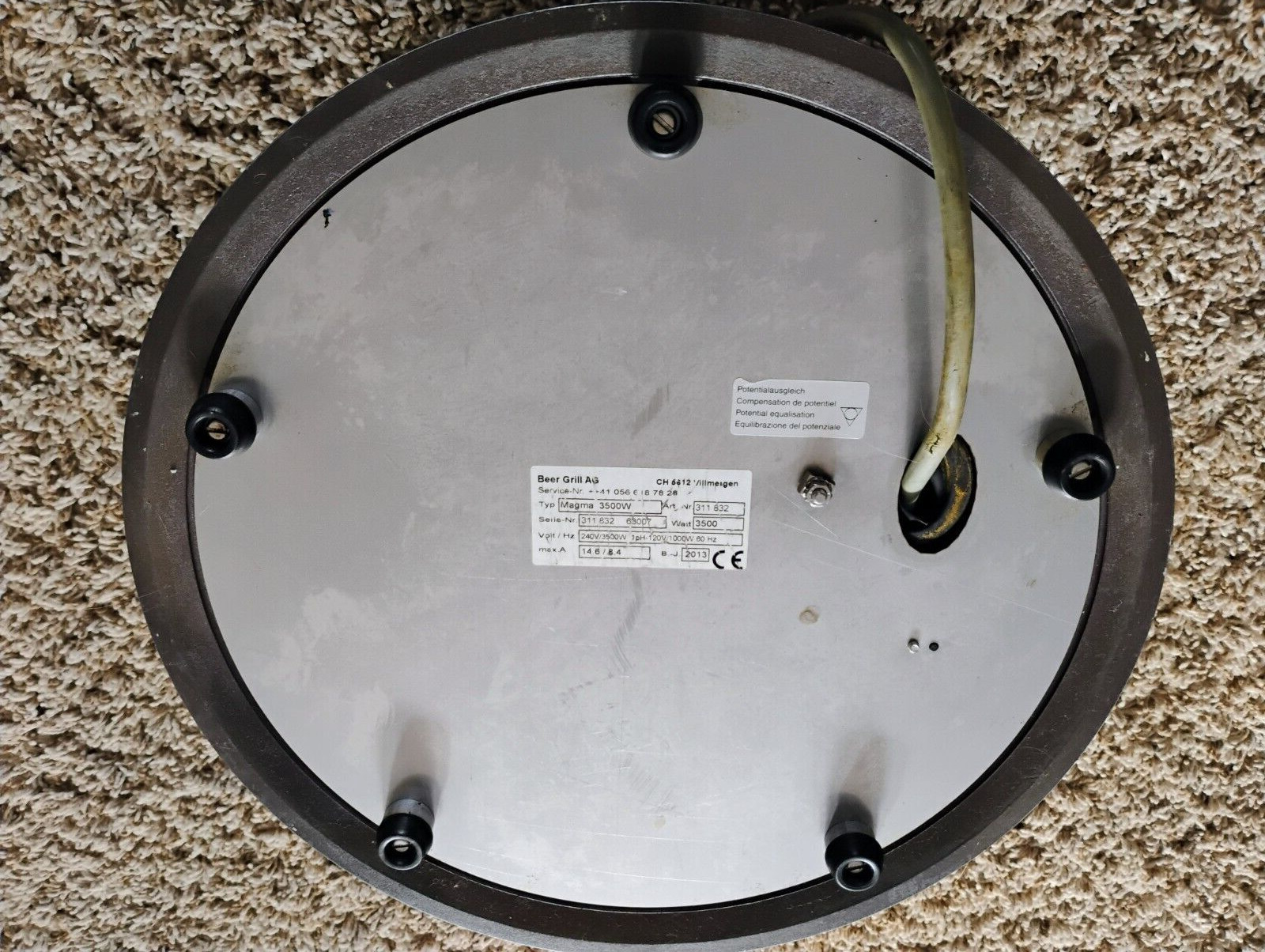 Beer Grill AG - Magma 3500 Watt Hotplate