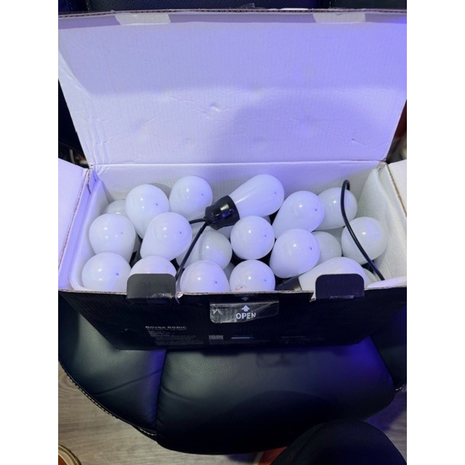 Govee H7015 Outdoor String Lights 96ft RGBIC Smart Patio Lights