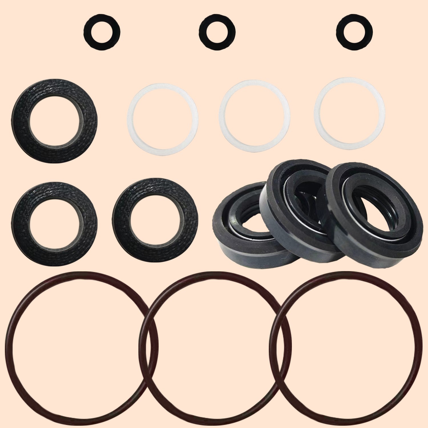 NEW 34262 Seals Rebuild Kit for Cat Pump 66DX 6DX Pressure Washer Pump 6DX35G1I