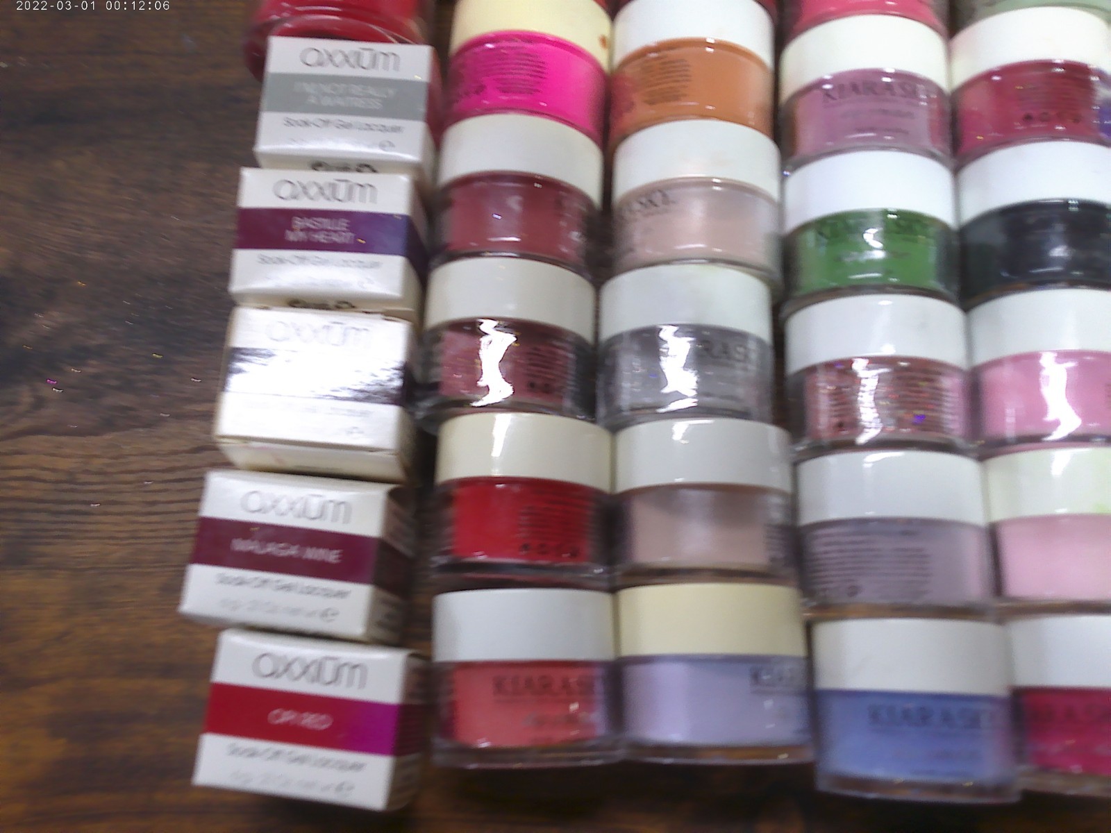 Kiara Sky dip powder HUGE LOT!!HUGE SALE!!70PC-BUY NOW!! $250.00 USED BEST PRICE