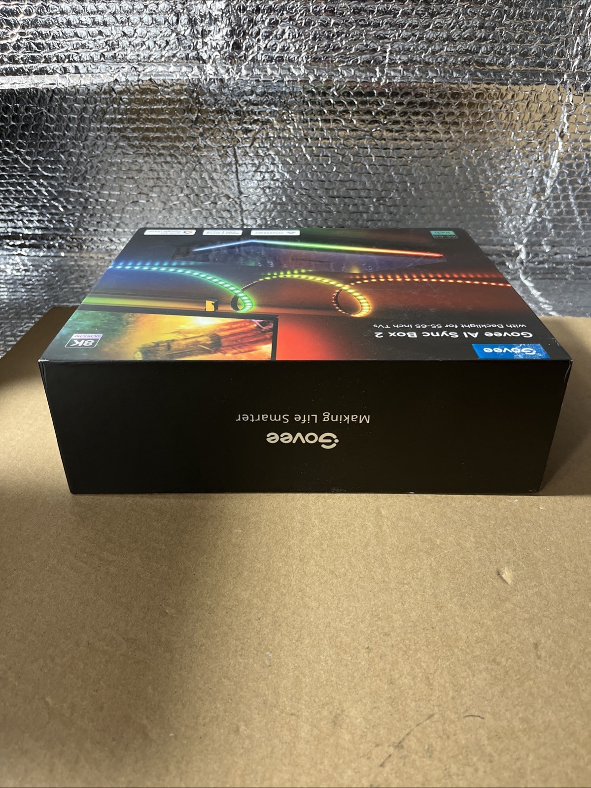 GOVEE AI SYNC BOX 2 with BACKLIGHT for 55-65" TV's H6604B