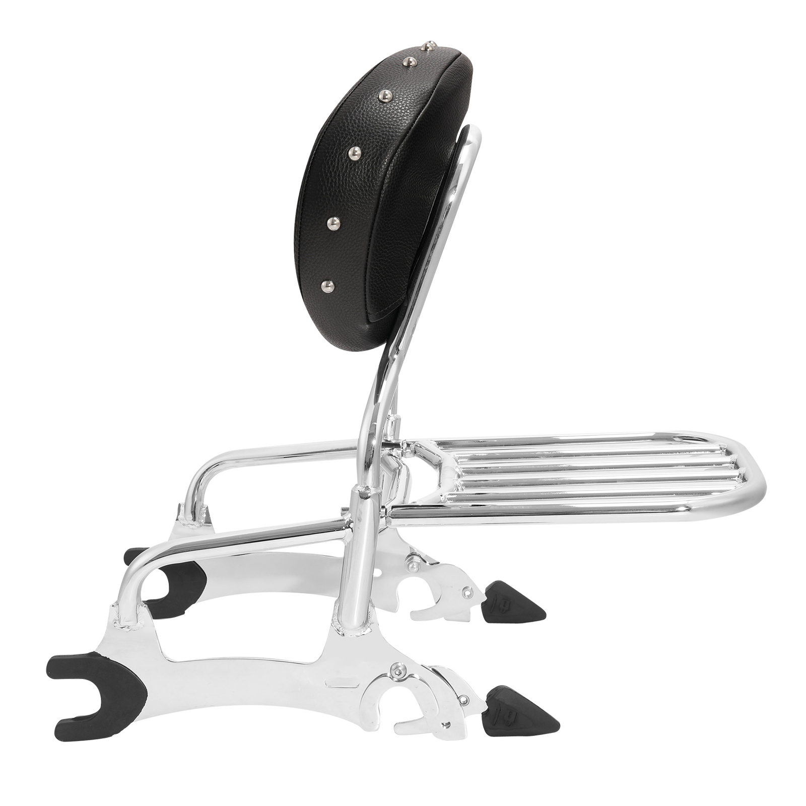 Backrest Sissy Bar Luggage Rack Mount Spools Fits For Indian Chieftain 2014-2024