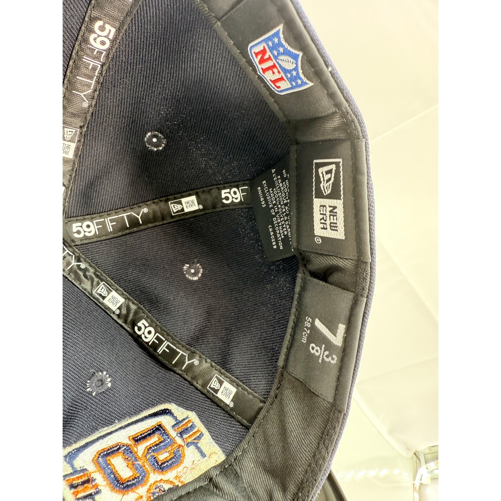 New Era Miami Dolphins 59FIFTY Low Profile Fitted Hat 7 3/8 NFL Perfect Season