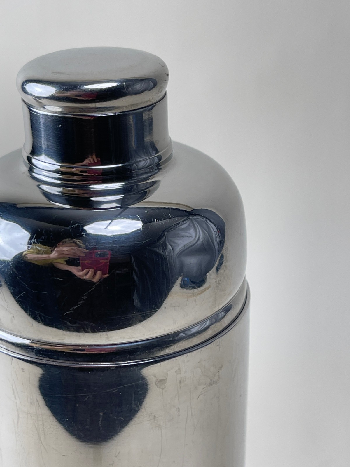 Vintage Stainless Steel Bullet Cocktail Shaker 18-10 MCM 11"