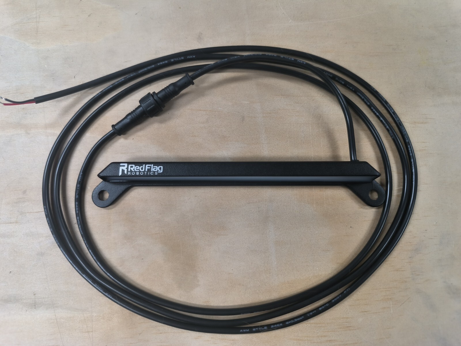 Universal license plate light 12V 100mA with waterproof connector and 86 in lead