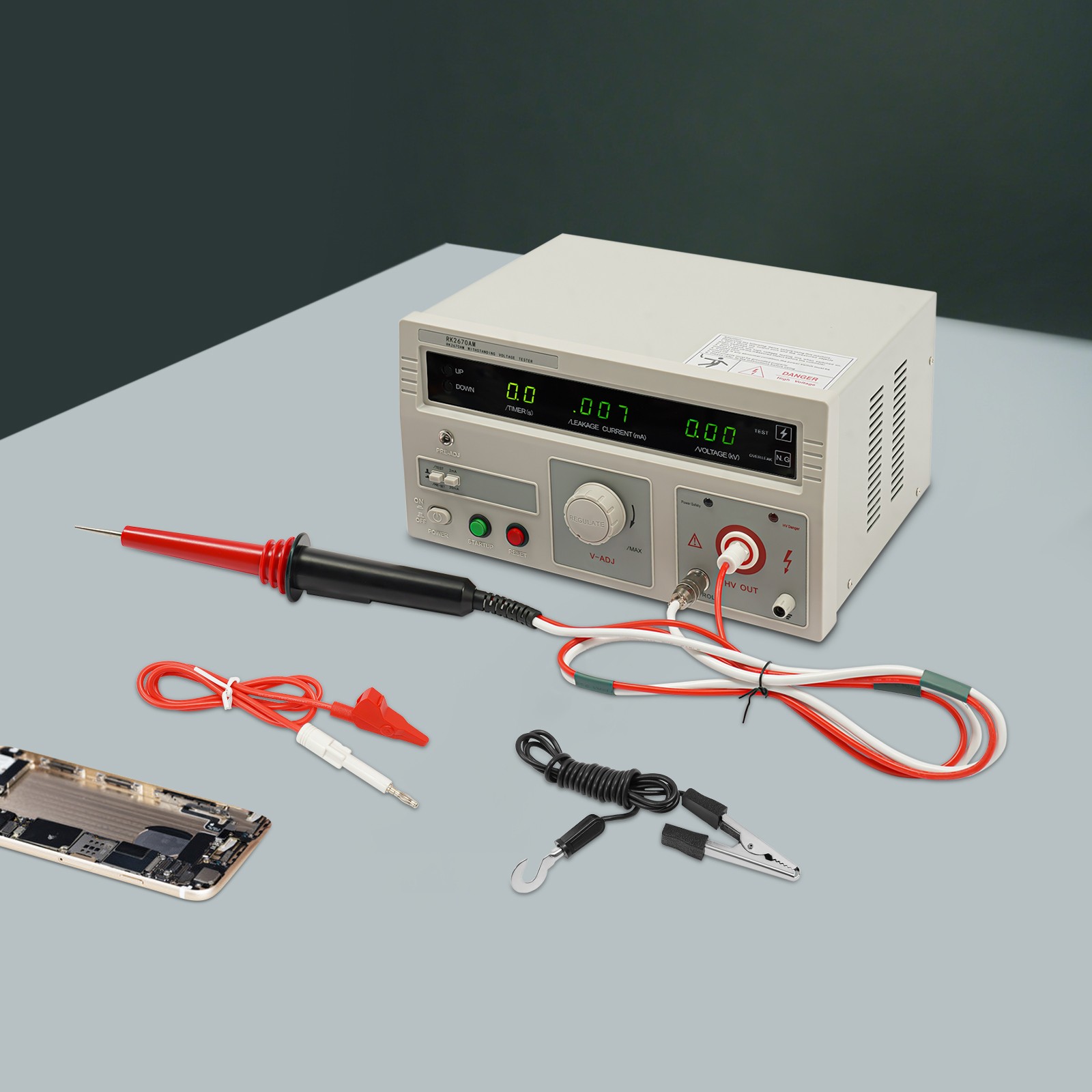 5KV AC Withstand Tester Current Hi-Pot Tester Insulation Resistance Testing Tool