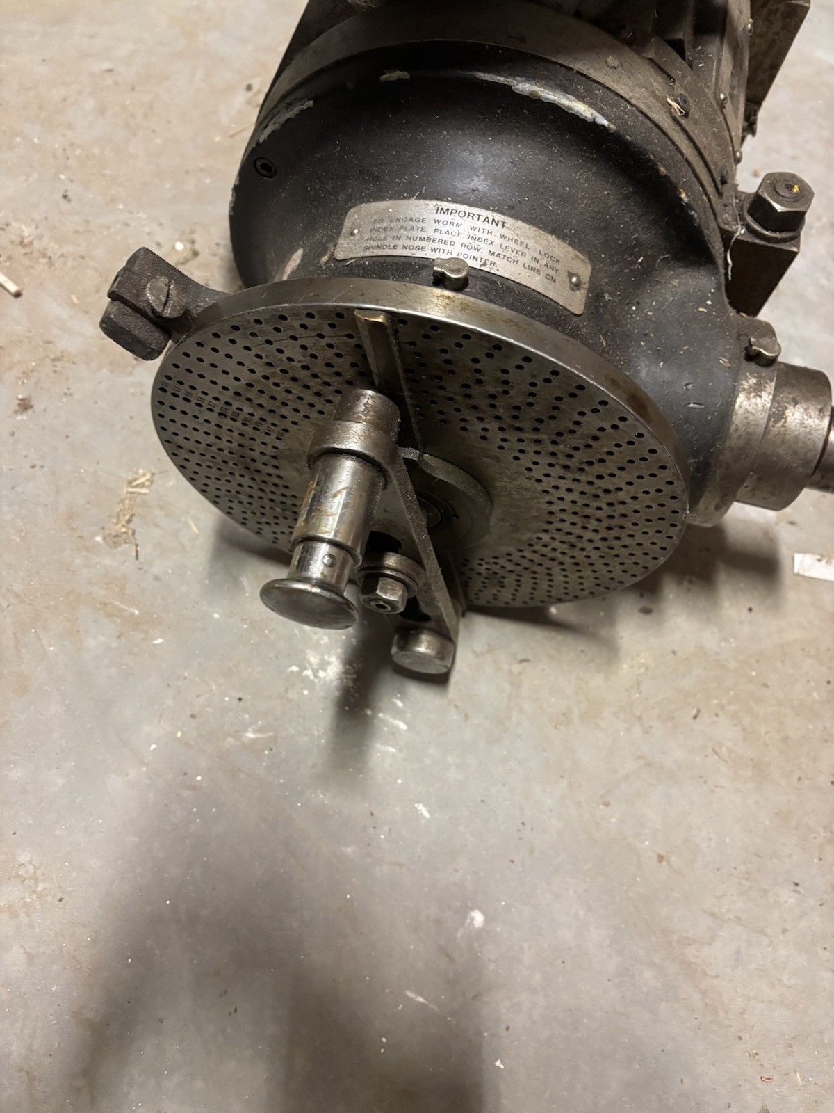 Cincinnati Dividing/Rotating Head