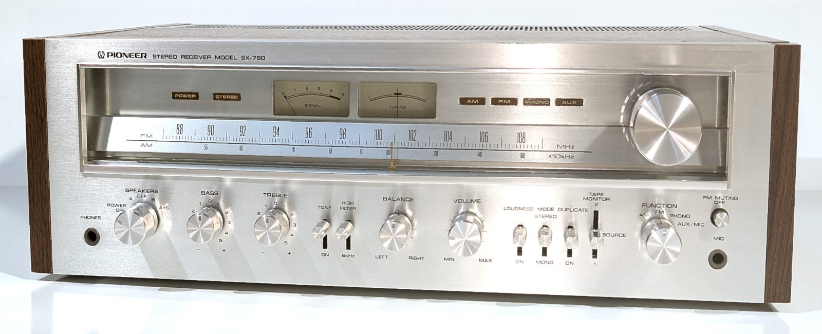 🔥【PRO SERVICED】Pioneer SX-750 Stereo 100W Receiver!~XSTR/CAP/LED MODS💥GUARANTY