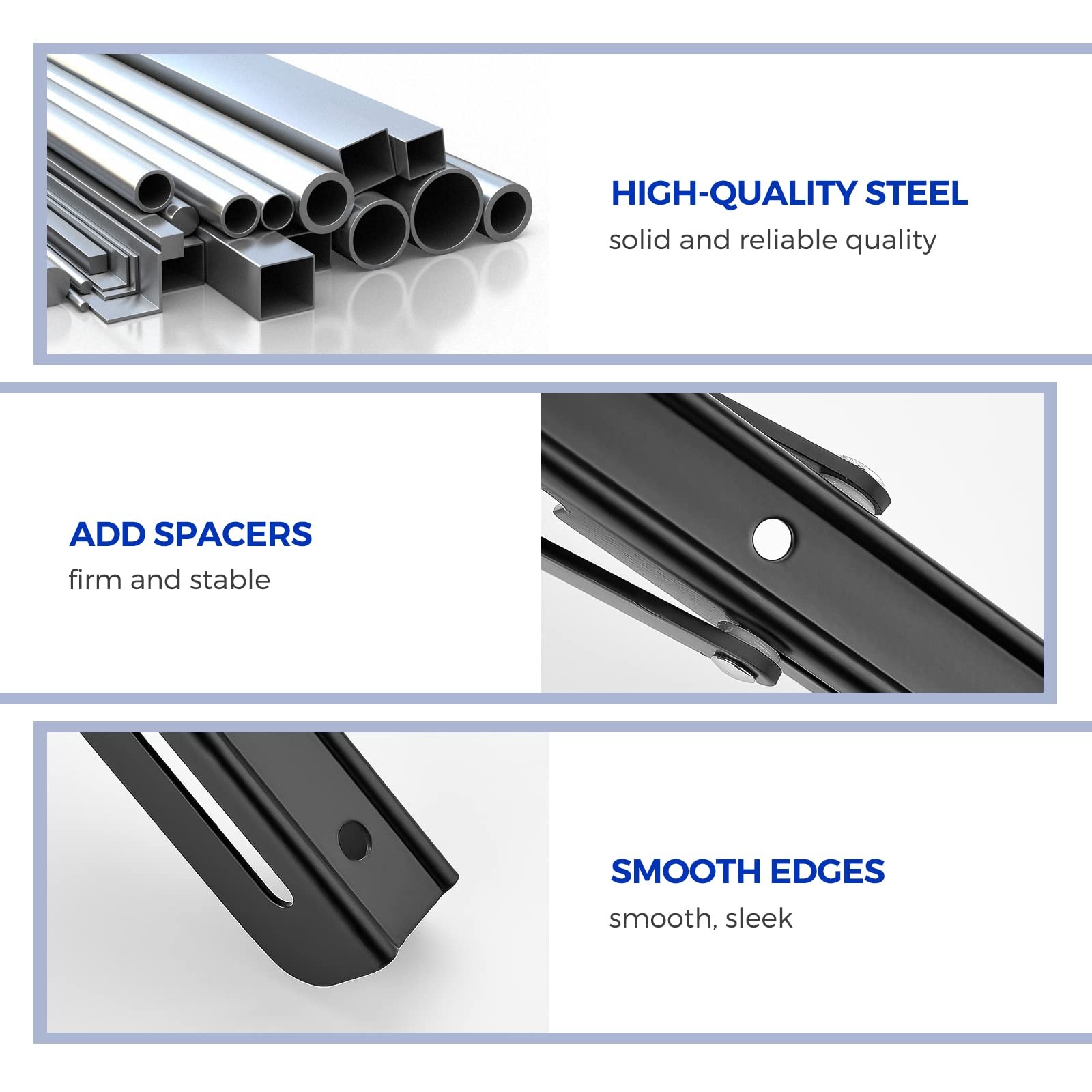 Wall Table Fold Down Hinge,10 Inch Self-Locking Folding Hinge,Save Space Drop