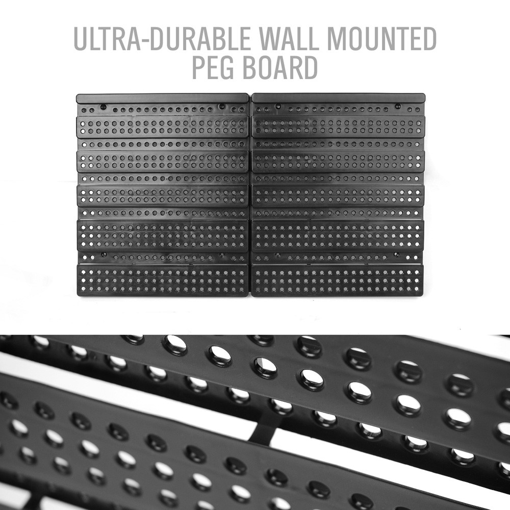 30 Bin Wall Mount Storage Rack for Garage Shed Warehouse Hardware